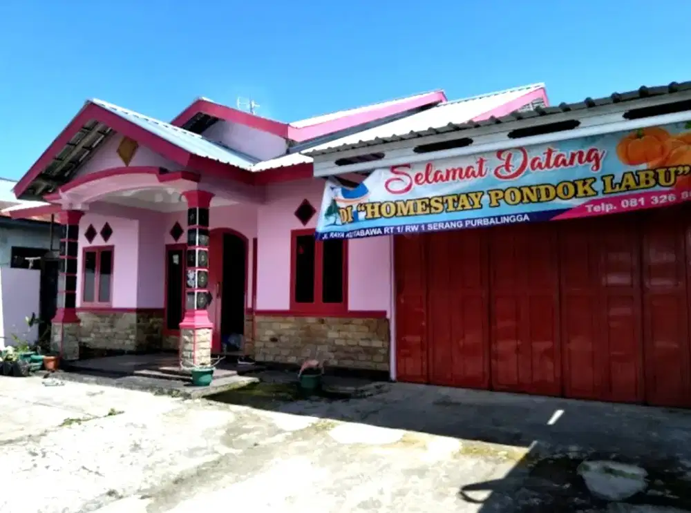 Dijual Home Stay Pondok Bambu Kutabawa Purbalingga