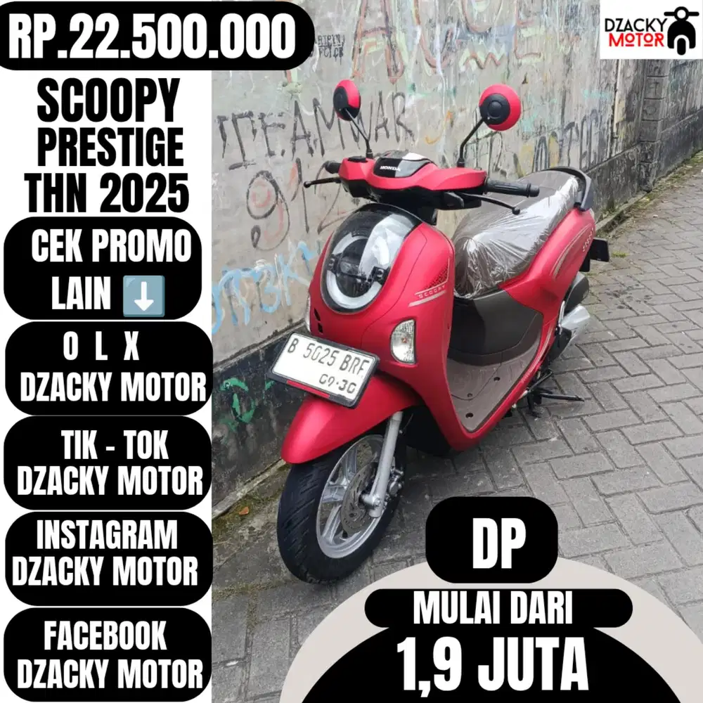 SCOOPY PRESTIGE 2025 SECOND LIKE NEW