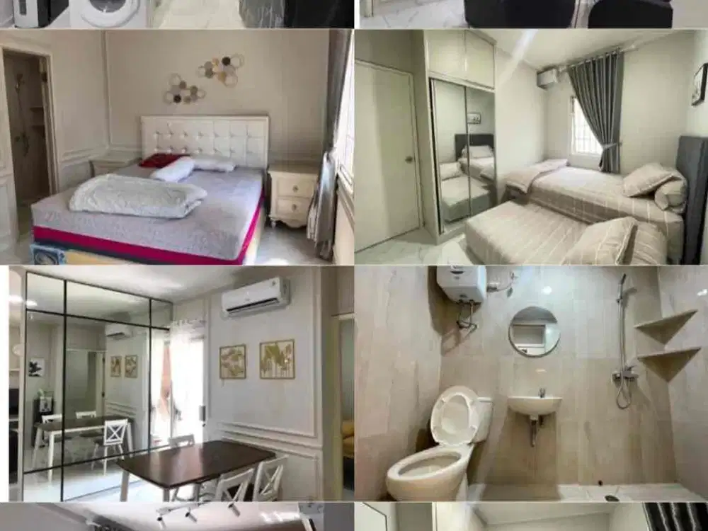 Disewakan apartemen gading mediterania full furnish bulanan tahunan