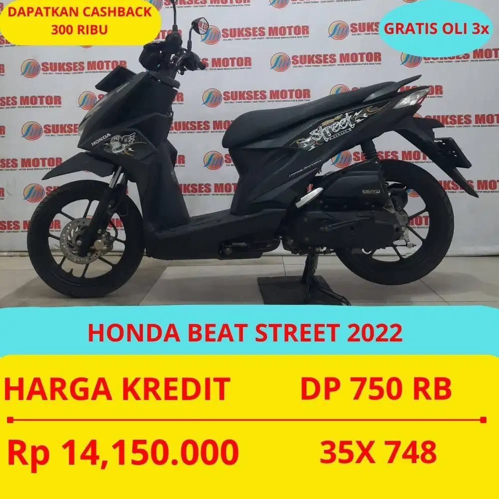 HONDA BEAT STREET 2022 DP MURAH 750 RIBU GUYSSS