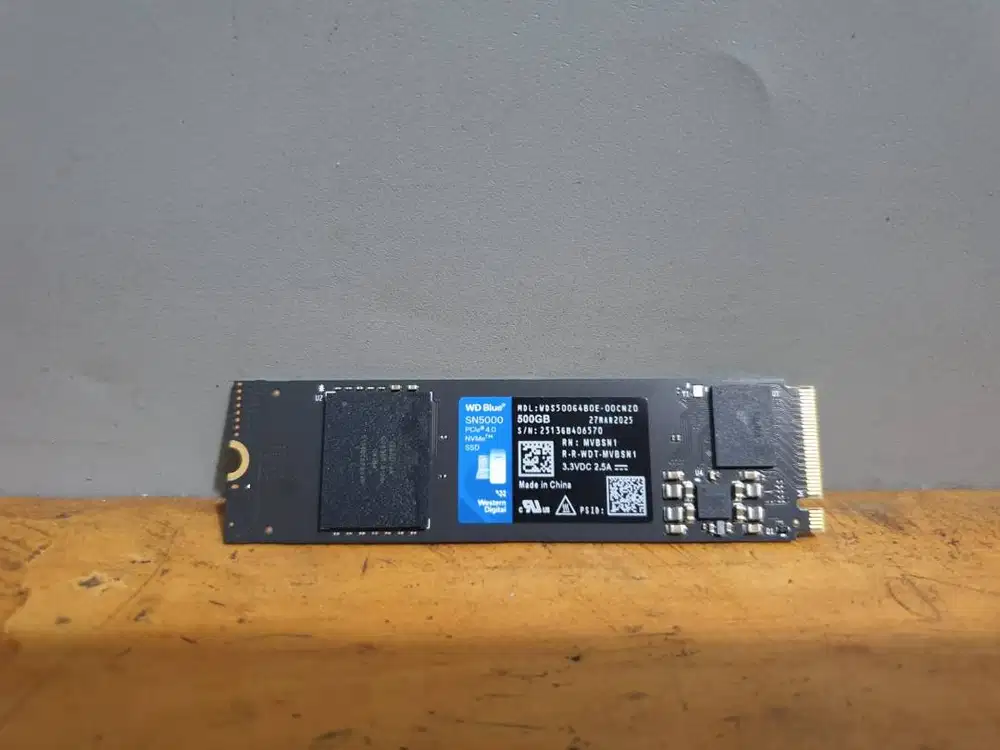 NVME Gen 4 WD Blue SN5000 500GB Second Garansi Juni 2030