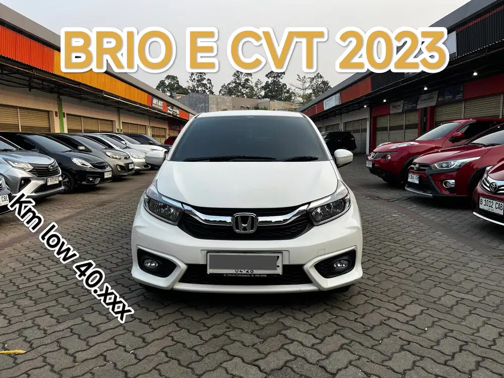 5 JT BRIO E CVT 2023 WHITE EDITION RARE !!