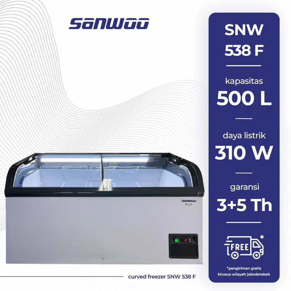Freezer 500L Sanwoo