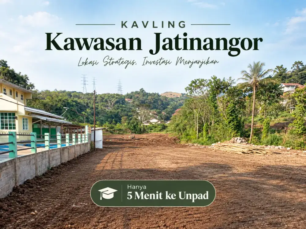 Dijual Tanah Kavling Dekat 4 Kampus Ternama di Jatinangor
