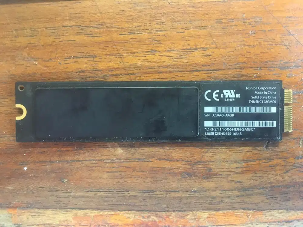 SSD Storage Macbook Air 11 atau 13 inch Thn 2010-2011