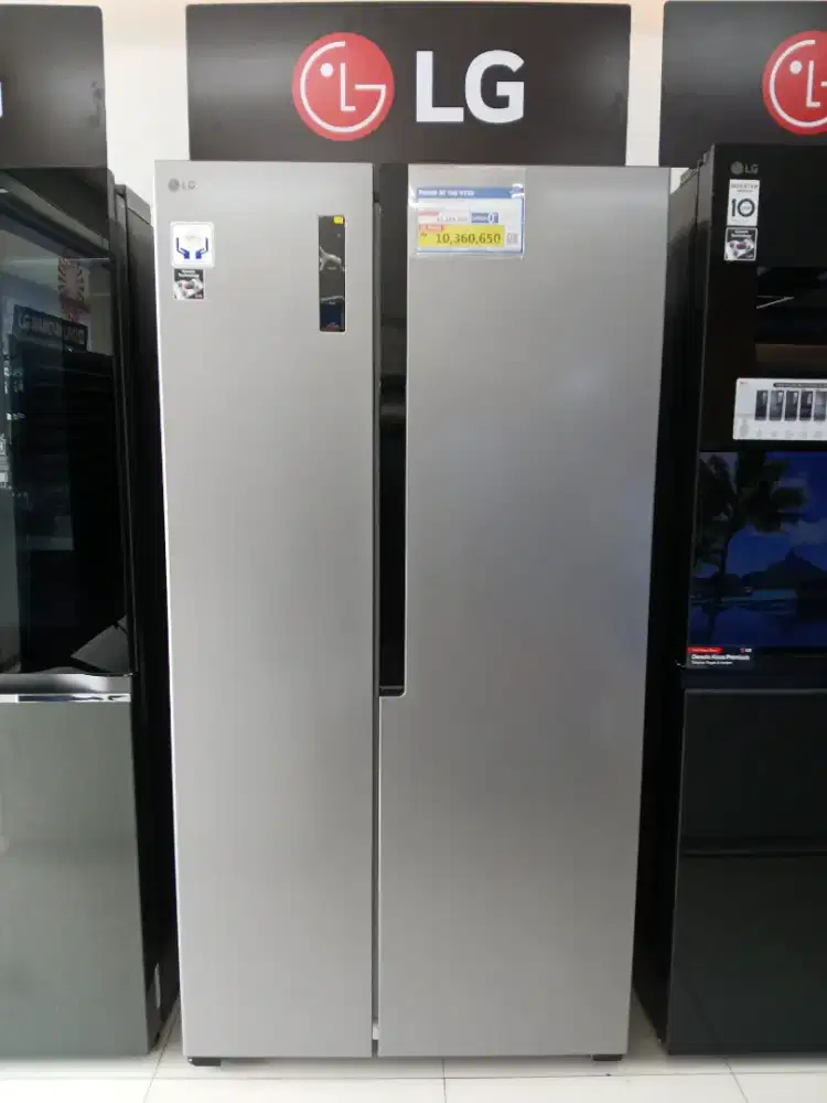 KULKAS LG REFRIGERATOR SBS 566L SILVER