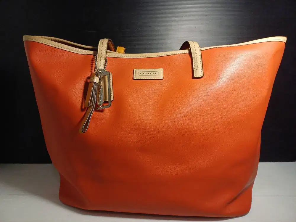 Handbag Large Tote Bag Coach Park Metro Saffiano Leather