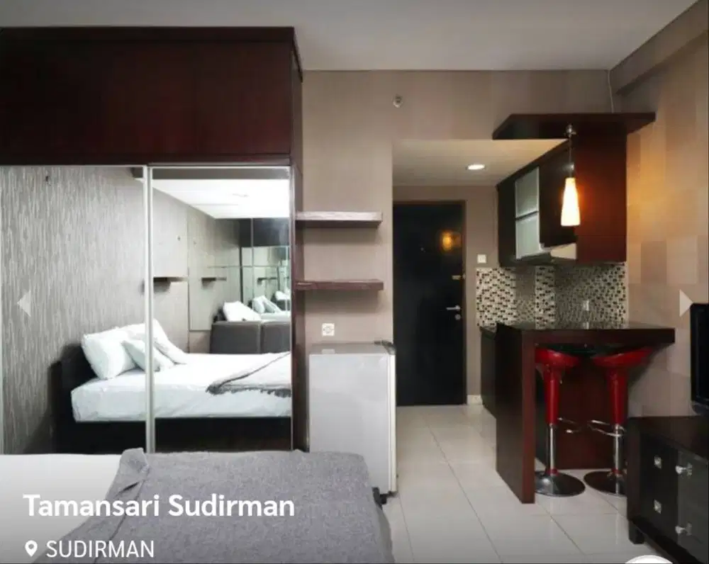 DISEWAKAN APARTEMEN TAMANSARI SUDIRMAN FULLY FURNISHED