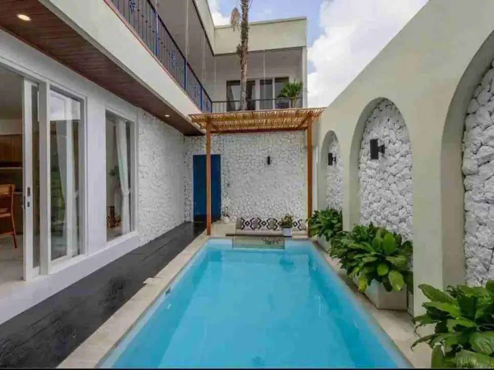 new villa with Kedungu rice field view