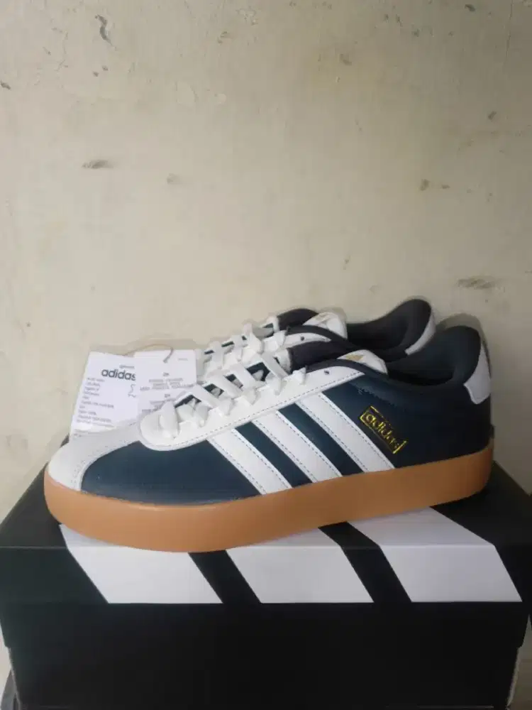 adidas VL Court 3.0 men grey mulus baru