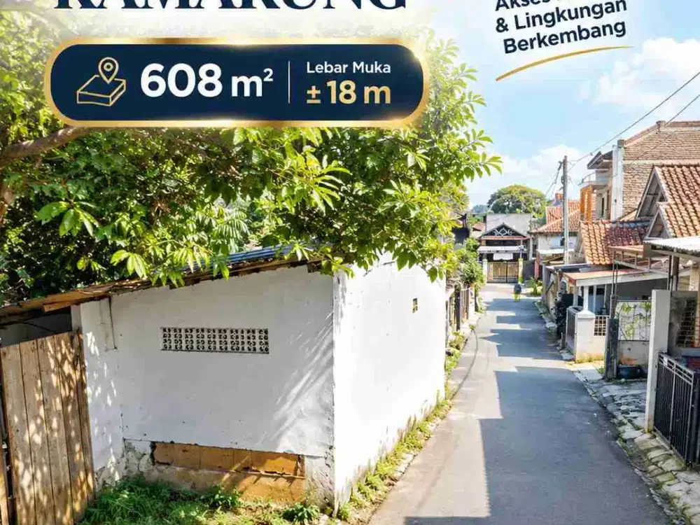 Cuman 2.1 Jt !! Tanah Kamarung Citereup Cimahi Utara