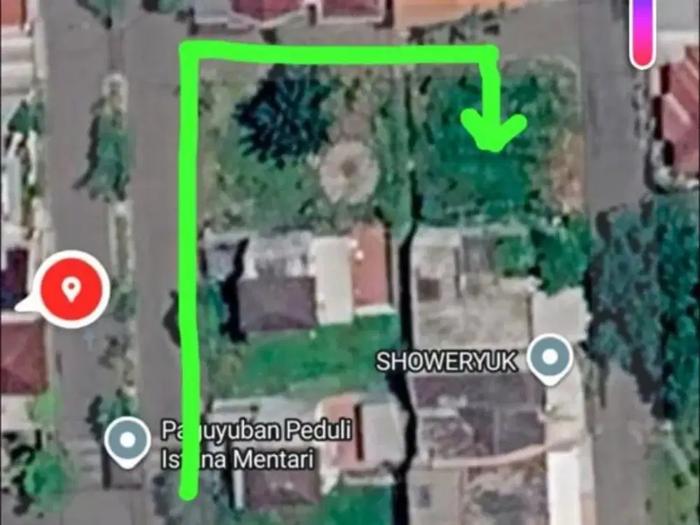 Tanah Dekat Pintu Tol Sidoarjo di Perum Istana Mentari