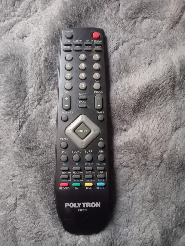 Polytron Remote TV original bawaan,semua tombol normal