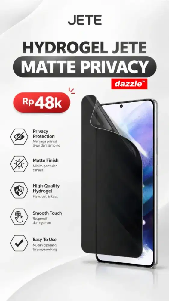 Hydrogel Jete Matte Privacy