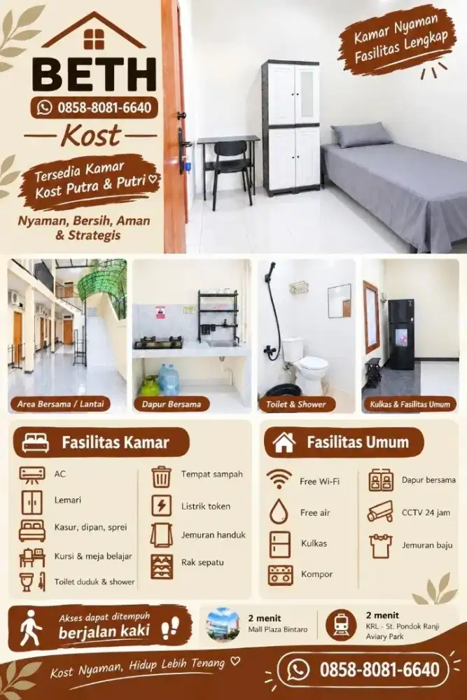 Kos Kosan Bintaro