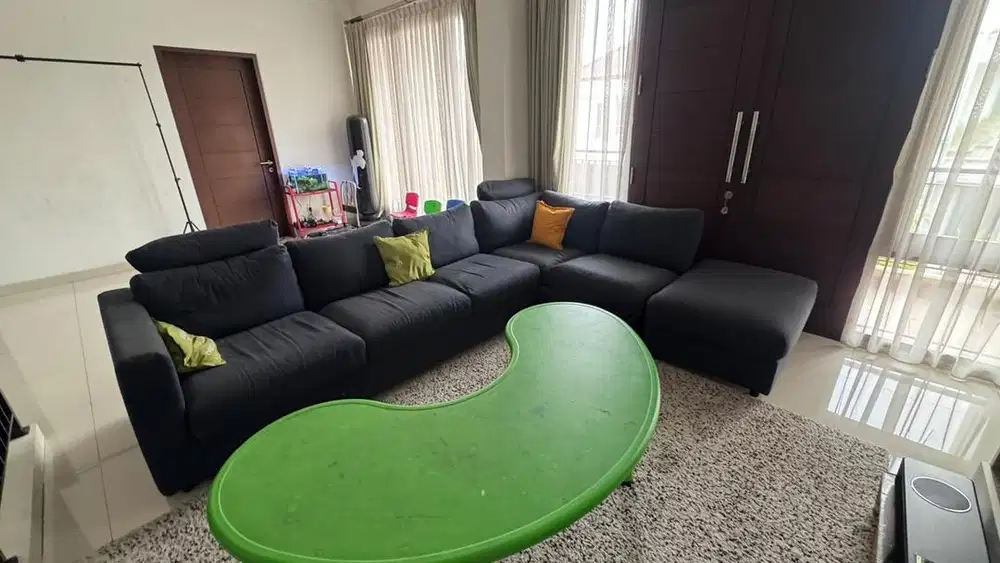 Sofa panjang ikea 5 seater like new