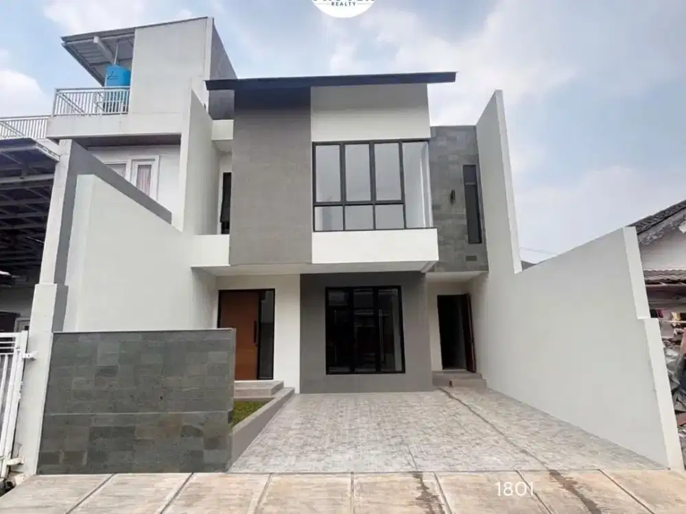 Rumah Minimalis Modern Siap Huni di Griya Loka BSD