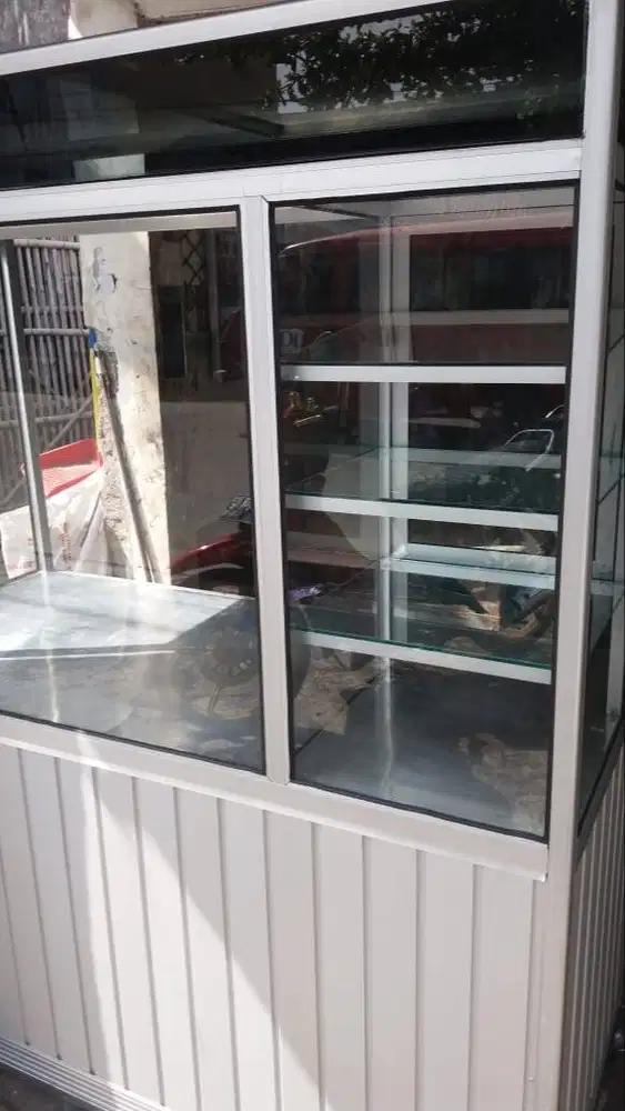 Gerobak gorengan alumunium