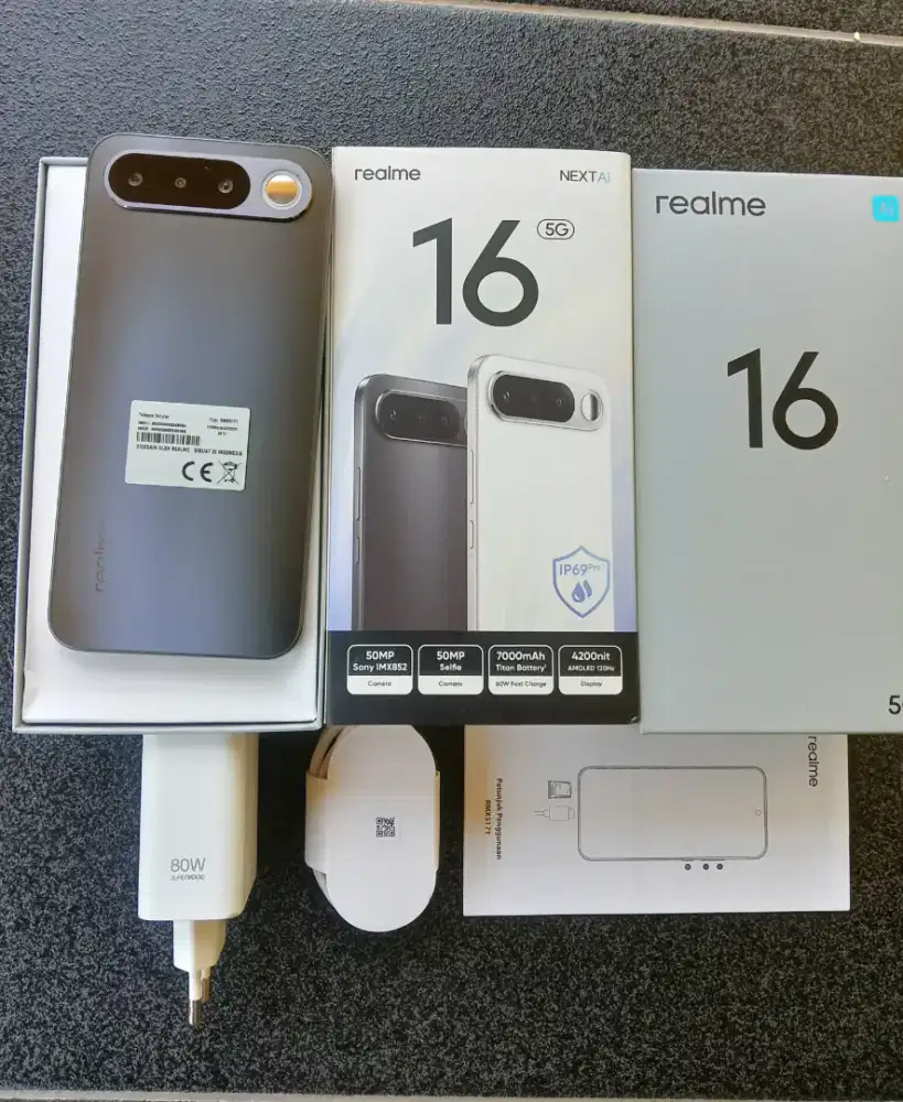 Realme 16 5G (8/256) 1 bulan pakai