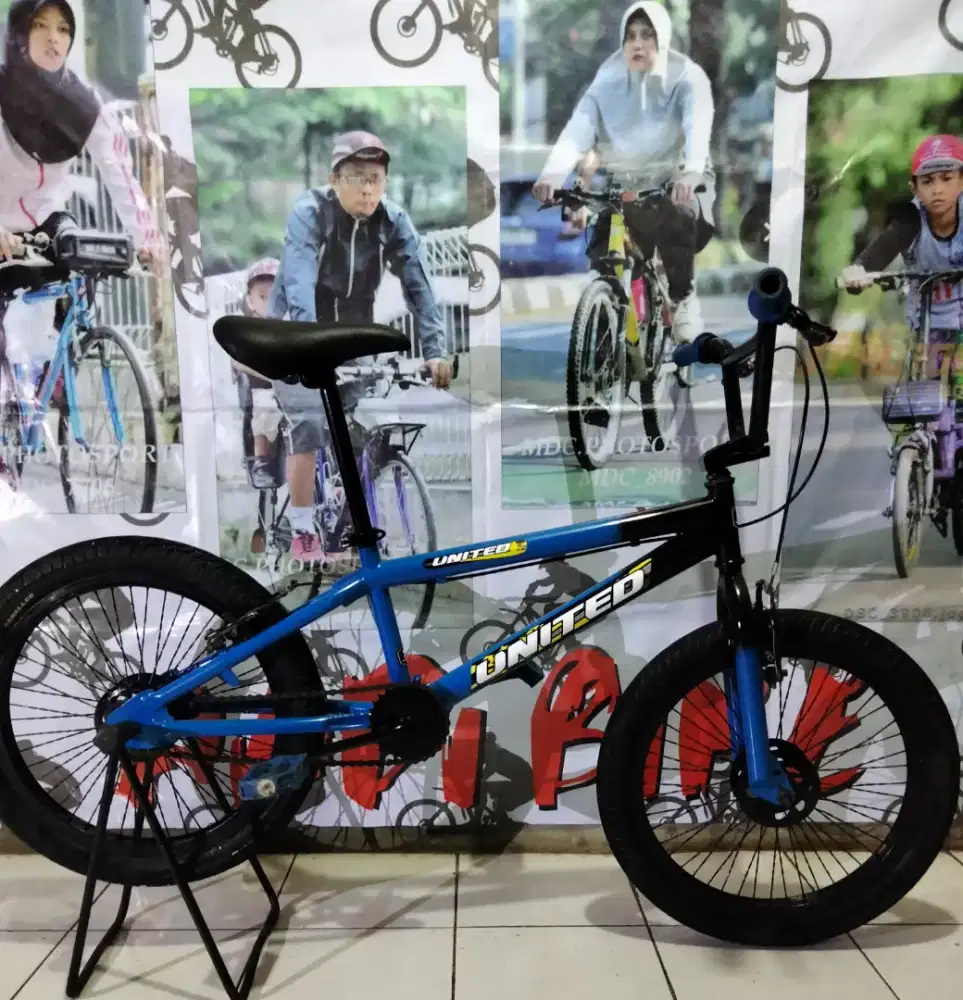 JUAL SEPEDA BMX UNITED FLAME BESI 20