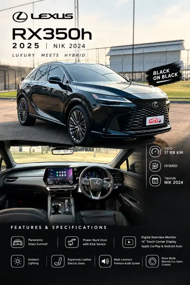 LEXUS RX350H 2024!! LEXUS RX350H 2025!! LEXUS RX350H BLACK 2024!!!