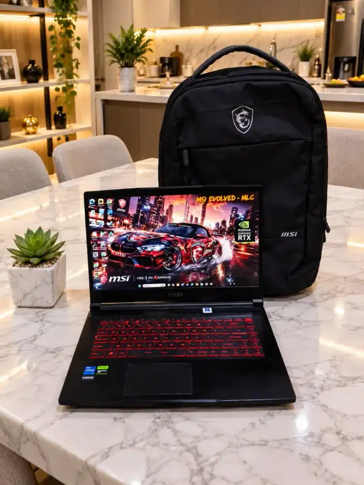 Laptop Gaming MSI GF63 EVOLVED NVIDIA RTX SSD 512Gb DUAL VGA