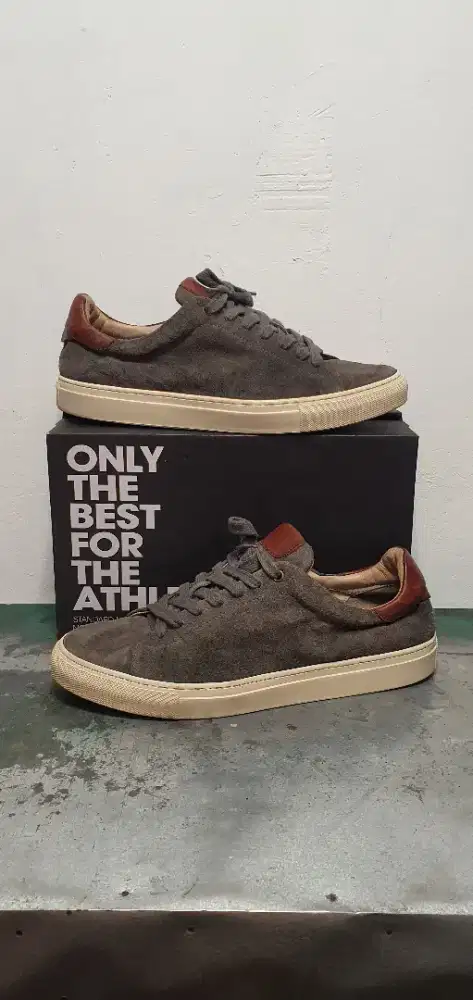 Sepatu Casual Kulit Italy Brand Goodman size 45.5 (US 11.5) Second ori