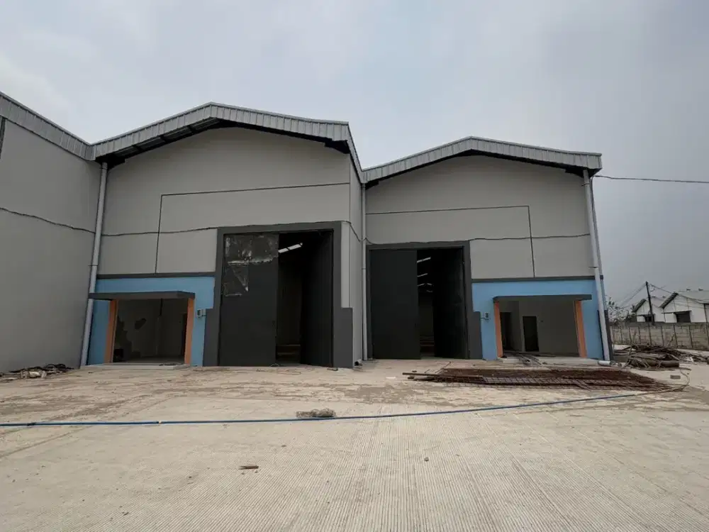 Disewa Gudang Baru Bisa Produksi Akses Container 40ft di Kawasan Lokasi Ciangir Legok Kab Tangerang