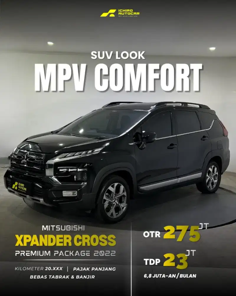 [KM LOW 20RB] MITSUBISHI XPANDER CROSS PREMIUM PACKAGE 2024