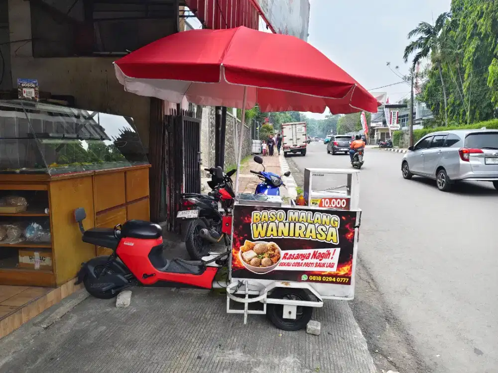 Gerobak sepedah listrik
