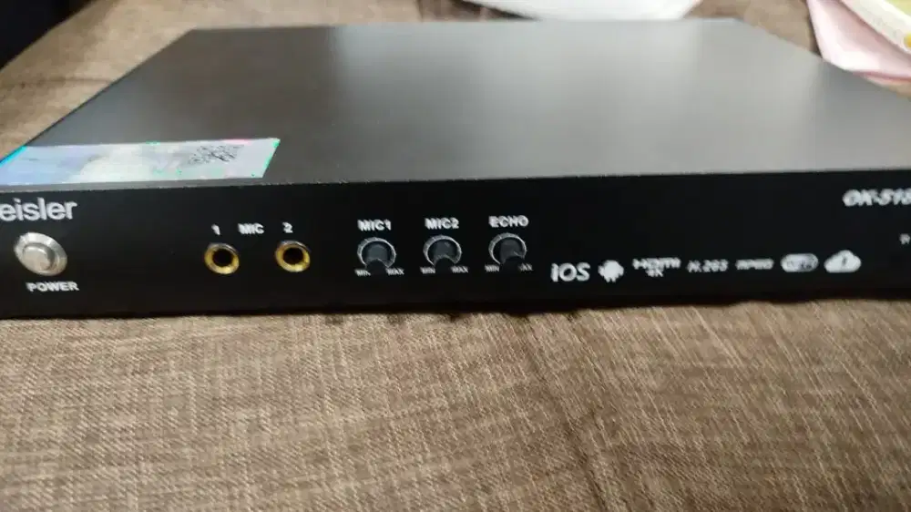 Dijual perangkat pemutar karaoke merk geisler