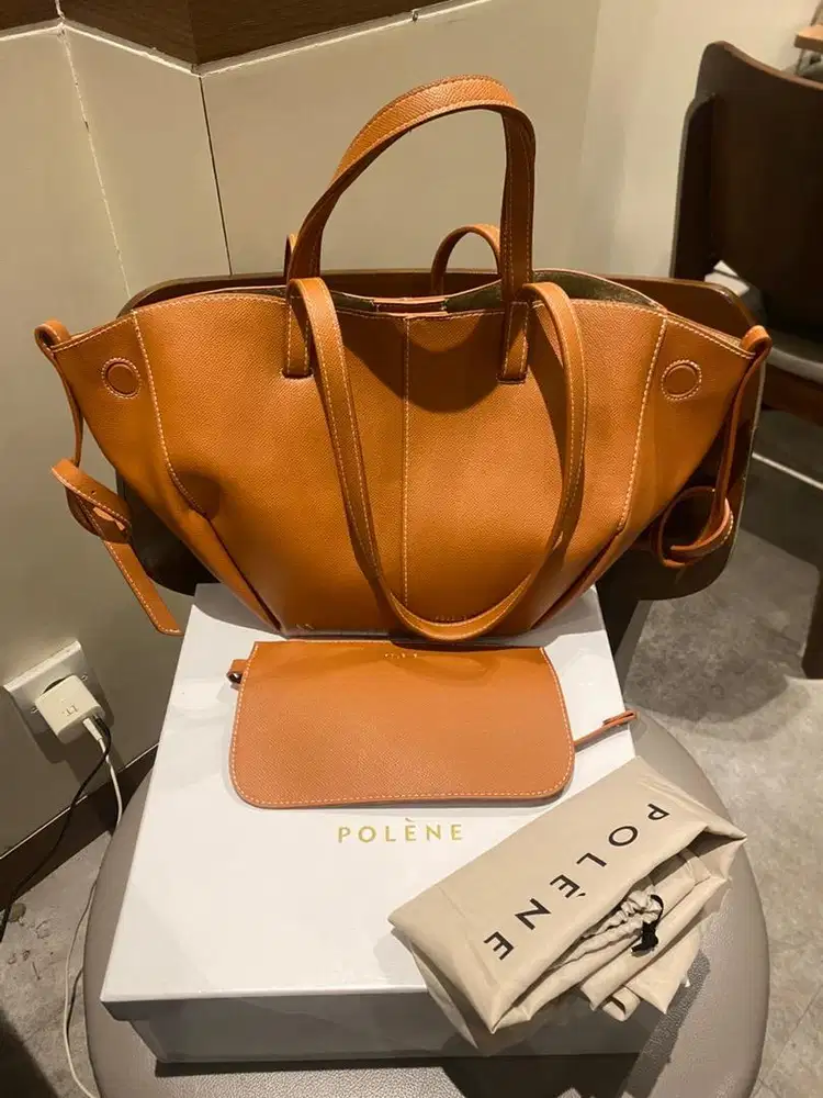 Polene Cyme Bag Cognac