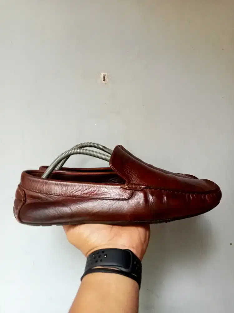 sepatu kulit camel active slip on