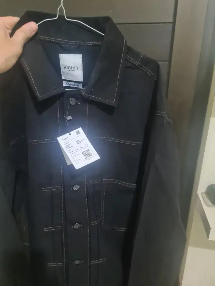 Jaket Highty Black Twill