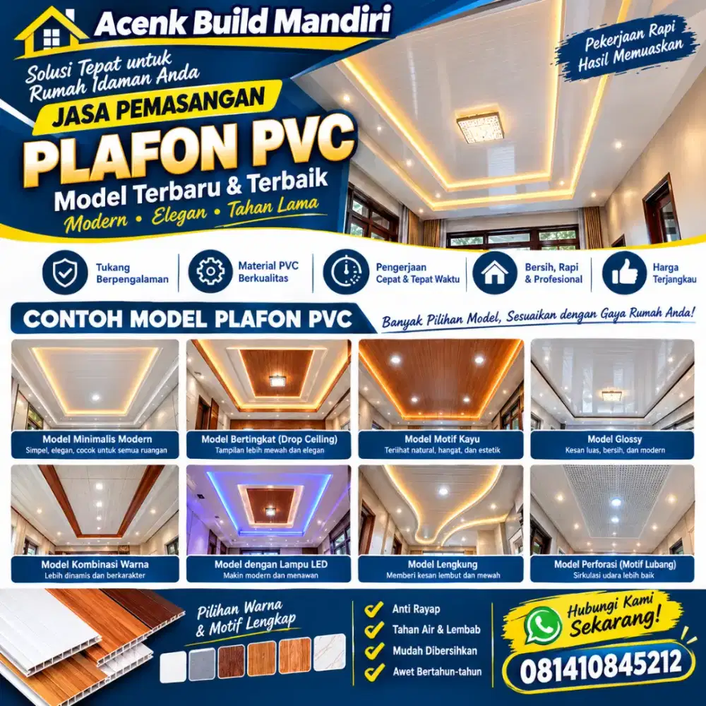 Jasa Pembuatan Pintu & Jendela Kayu + Bata Hebel