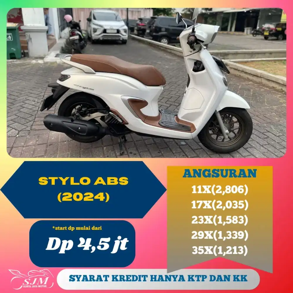 HONDA STYLO ABS 2024 CASH & KREDIT