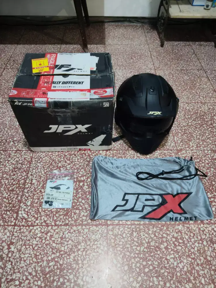 Helm JPX MX 726-R NEW BLACK DOFF