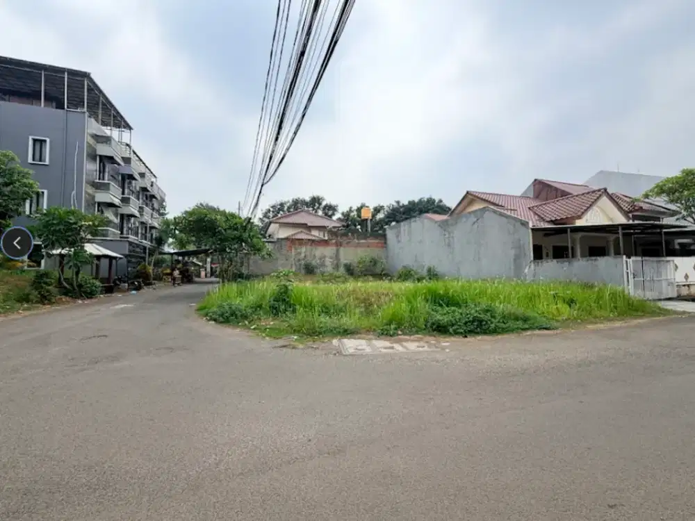 DIJUAL CEPAT KAVLING SIAP BANGUN GRIYA LOKA BSD POSISI HOEK ROW JALAN LEBAR