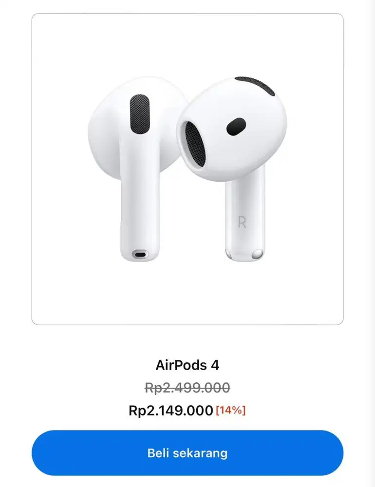 Airpods 4 Baru segel ibox