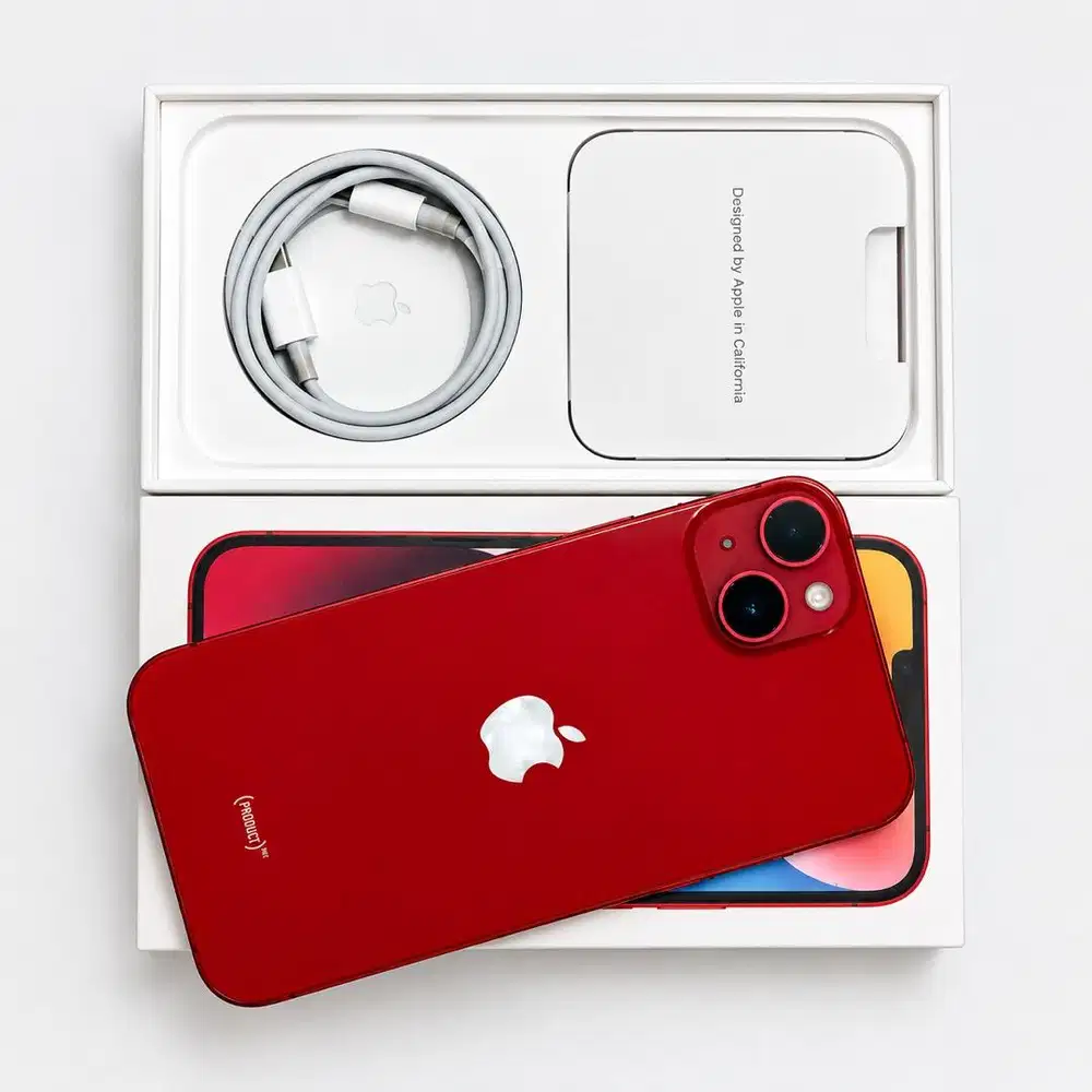iPhone 14 Plus 128GB Red iBox Resmi Indonesia – Fullset Original