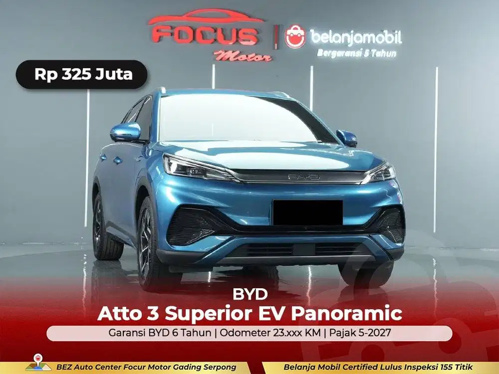 [ GARANSI 5THN ] BYD Atto 3 Atto3 Superior EV Panoramic 2023/2024/2025