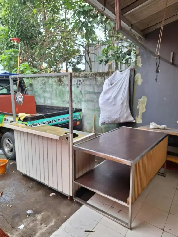 Jual gerobak dan meja kokoh