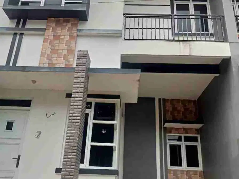 hunian 2 lt siap huni dlm cluster dgn one gate system