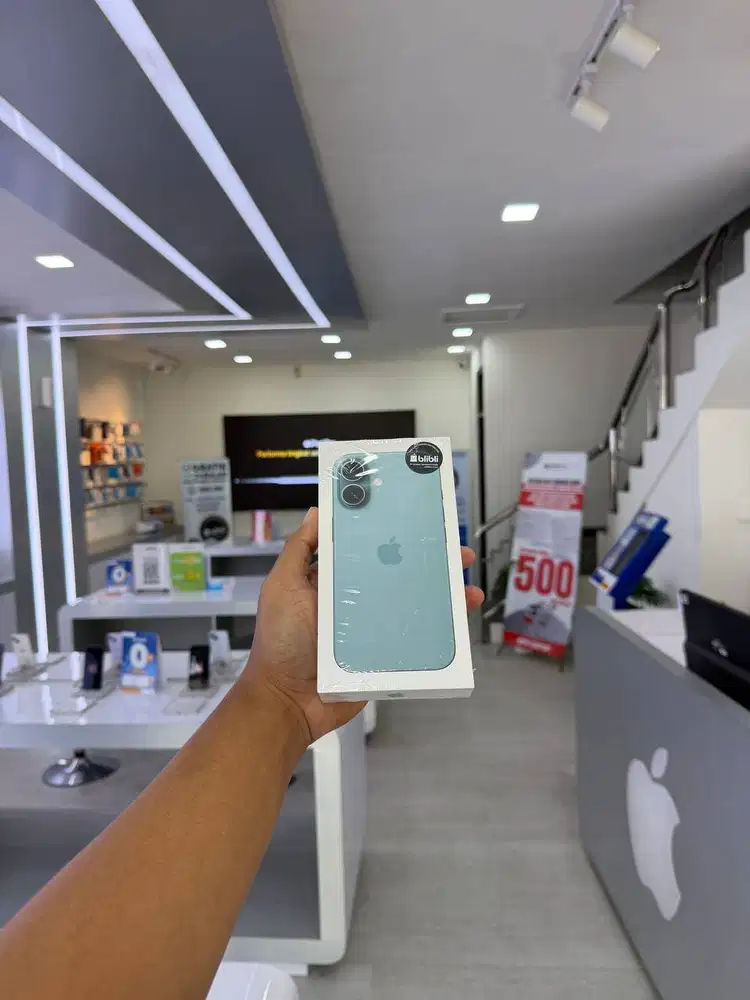 IPHONE 16/128 RESMI NEW!!! FREE ADAPTOR ORIGINAL