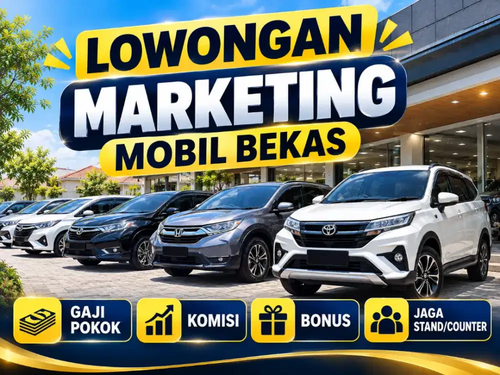 Lowongan Marketing Mobil Bekas