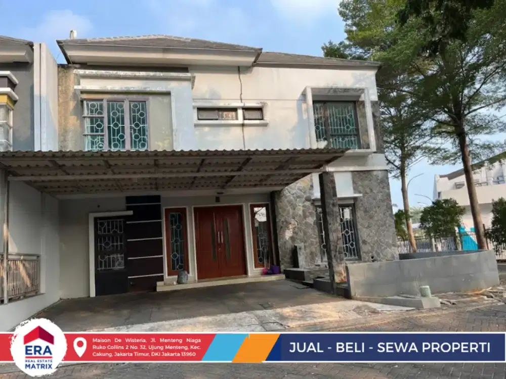 Sewa Rumah Hook SHM Metland Menteng Victoria - Space Luas Untuk Usaha/Kantor/Gudang!