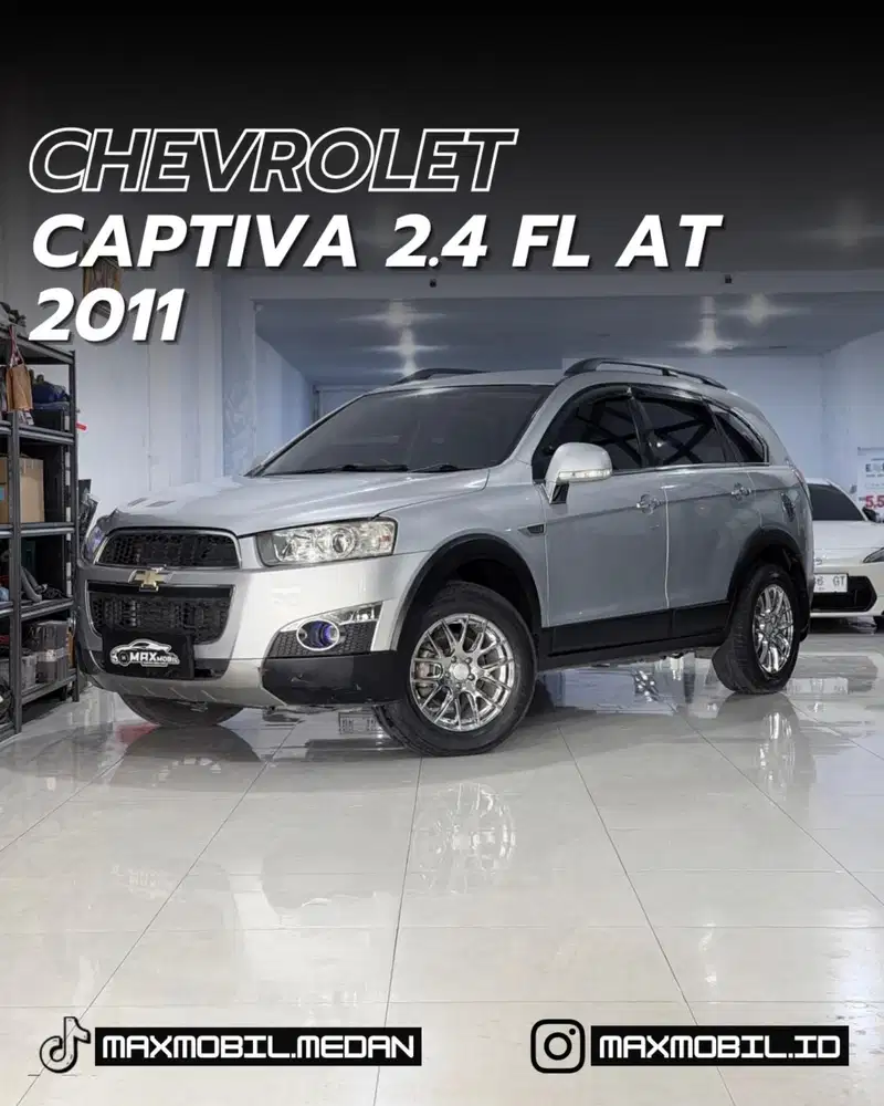 [ODO 80RB‼️] CHEVROLET CAPTIVA 2.4 FL AT 2011 pemakaian 2012 BENSIN