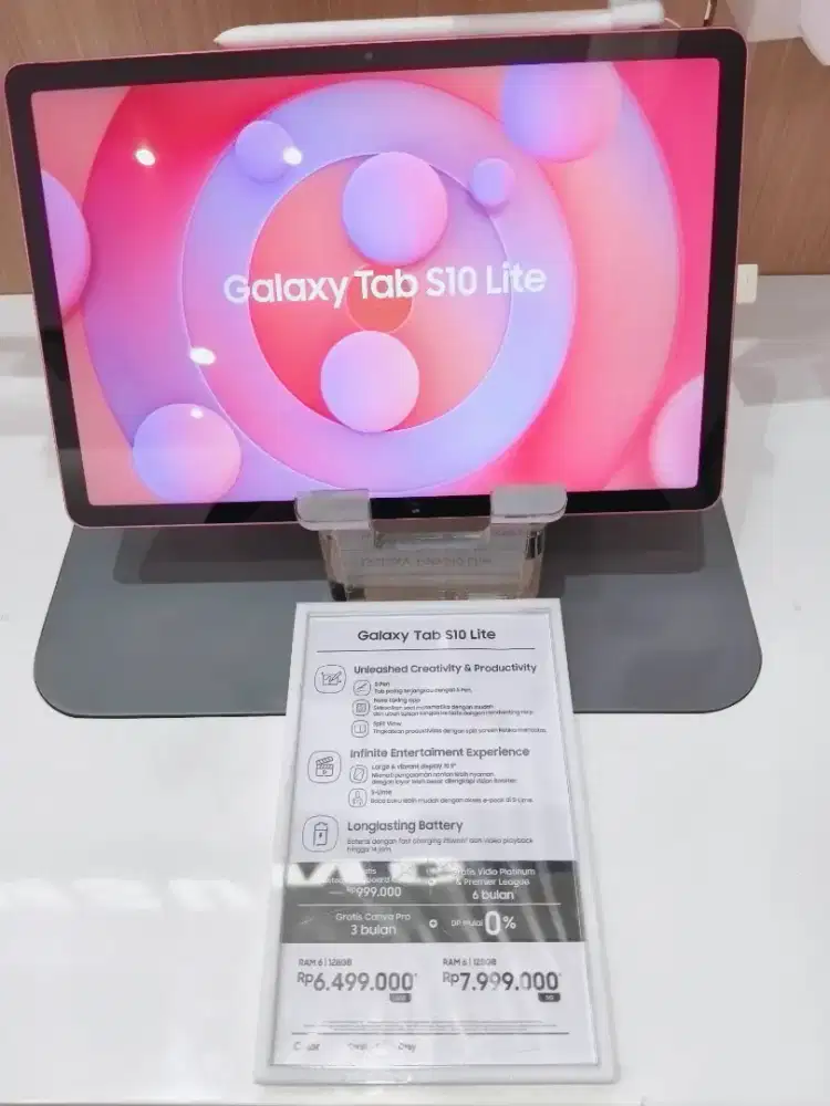 PROMO CASHBACK SAMSUNG TAB S10 LITE