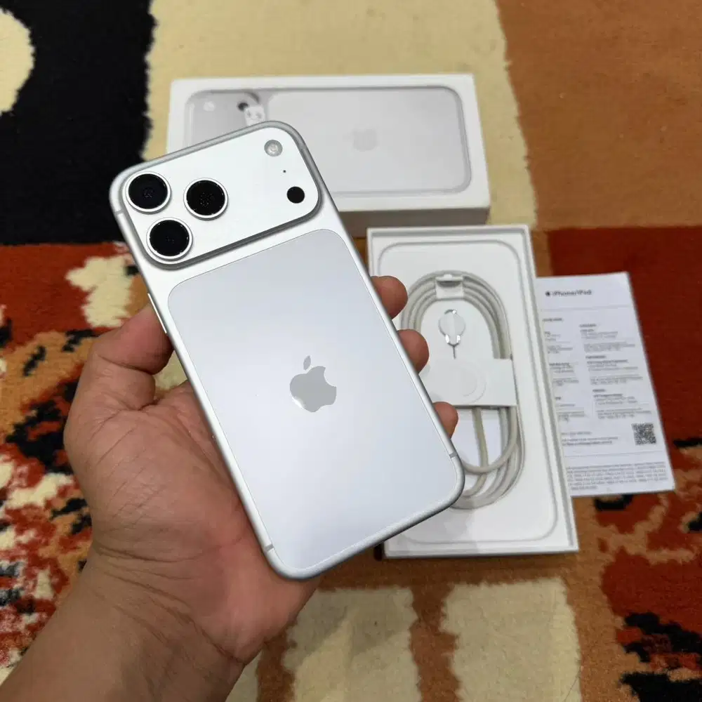 iphone 17 pro max 512gb silver resmi ibox