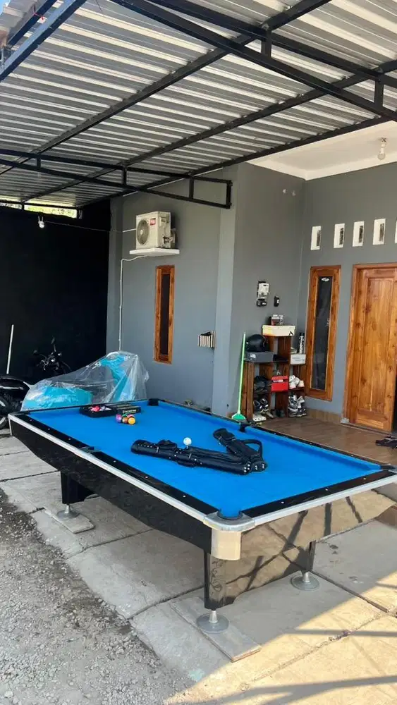 Meja Billiard 9 Feet Mulus Nominus Laken CPBA Bola Black DongzuFeima